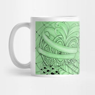 Zentangle plant Mug